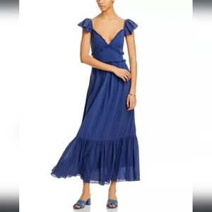 LoveShackFancy Navy Maxi Dress